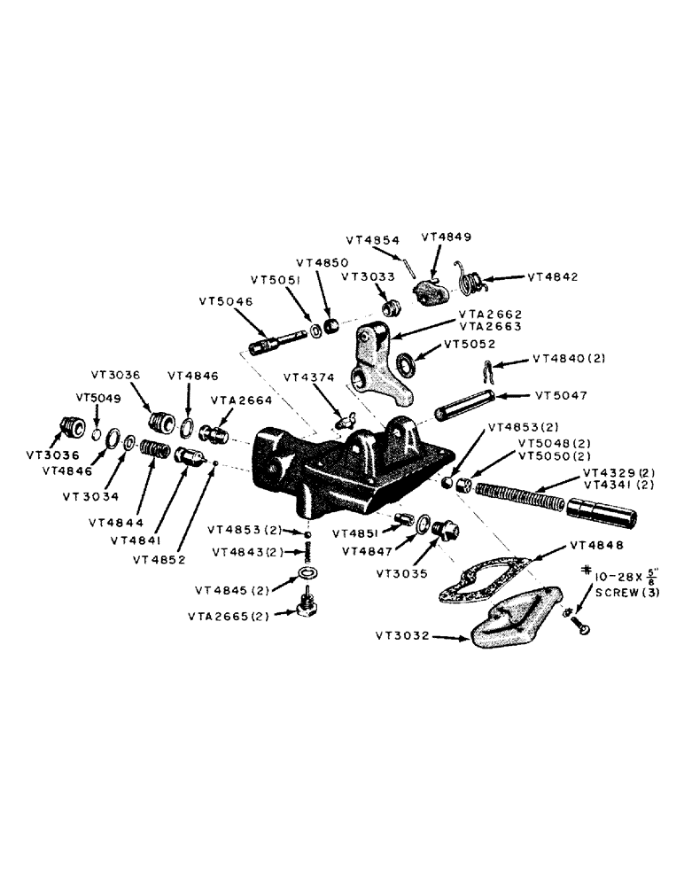 Схема запчастей Case IH VAC13-SERIES - (115) - HIGH PRESSURE HYDRAULIC PUMP (08) - HYDRAULICS