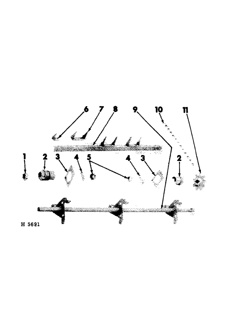 Схема запчастей Case IH 75 - (A-11) - UPPER BEATER 