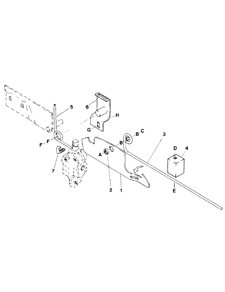 Схема запчастей Case IH 6000 - (9-08) - DECK LATCH GROUP, ADJUSTABLE OPENING, 21, 25 AND 30 FOOT HEADERS (09) - CHASSIS/ATTACHMENTS