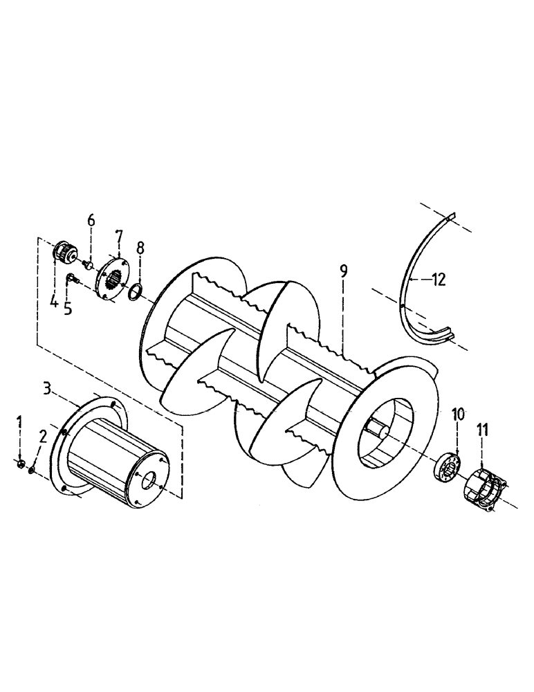 Схема запчастей Case IH 7000 - (A02-10) - MAINFRAME, FINNED ROLLER (Mar 19 2004 9:57AM) Mainframe & Functioning Components