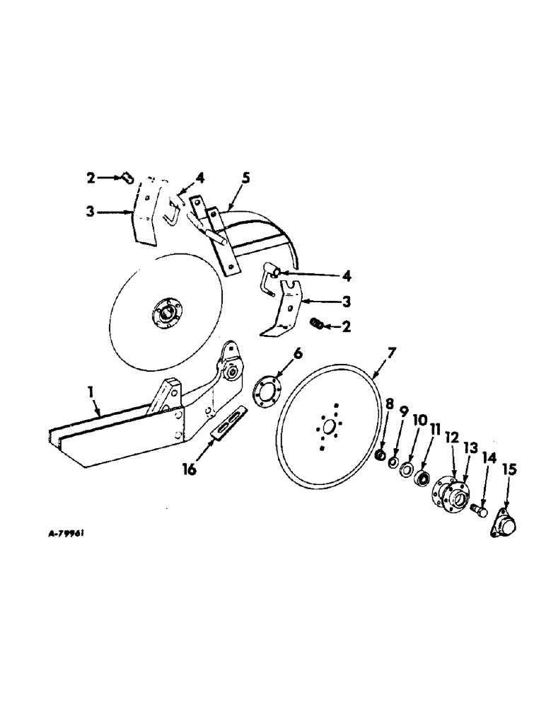 Схема запчастей Case IH 658 - (L-18) - DOUBLE DISK OPENER AND SCRAPER, ONE PER ROW 