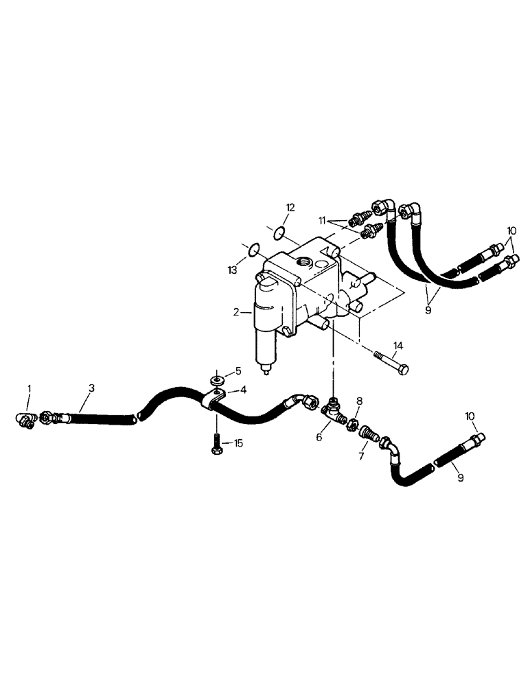 Схема запчастей Case IH KR-1280 - (04-26) - POWER SHIFT VALVE MOUNTING (04) - Drive Train