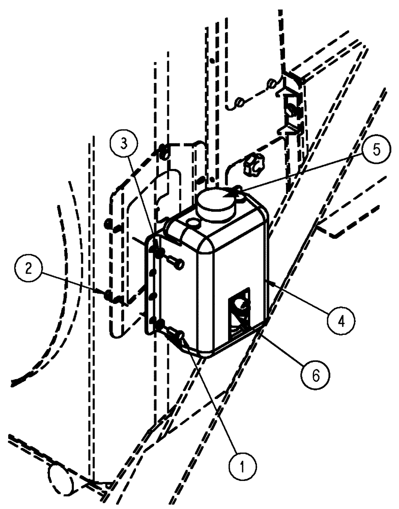 Схема запчастей Case IH FLX3510 - (01-014) - WINDSHIELD WASHER GROUP (10) - CAB