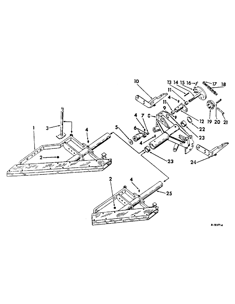 Схема запчастей Case IH 314 - (Q-02) - MAIN FRAME 
