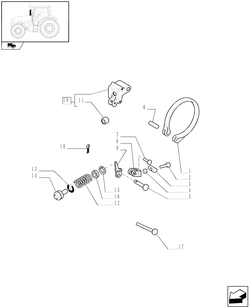 Схема запчастей Case IH PUMA 165 - (1.80.7[02]) - PTO, CLUTCH (07) - HYDRAULIC SYSTEM