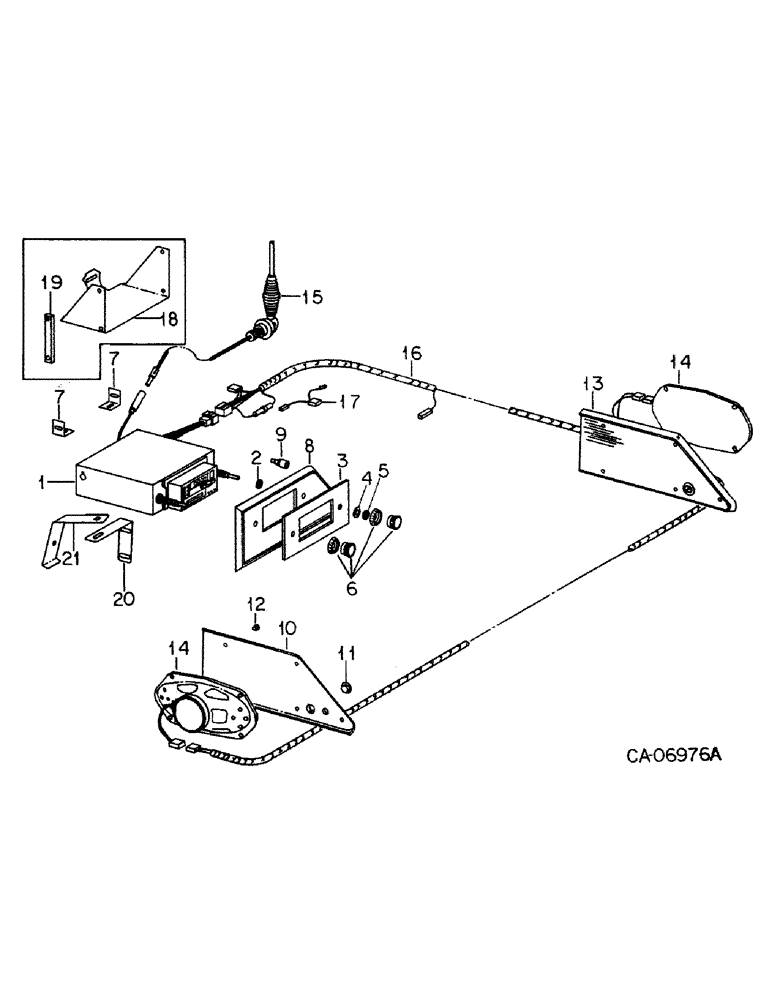 Схема запчастей Case IH 5488 - (08-29) - ELECTRICAL, AM/FM CASSETTE RADIOS (06) - ELECTRICAL
