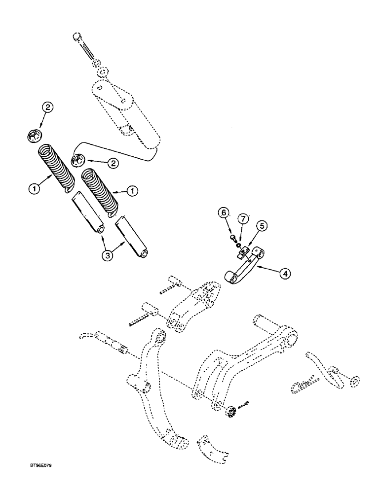 Схема запчастей Case IH 6814 - (9-98) - SPRING KIT, AUTO-TRIP, INTERNATIONAL HARVESTER, CASE IH PLOWS AND RIPPERS WITH AUTO-TRIP 