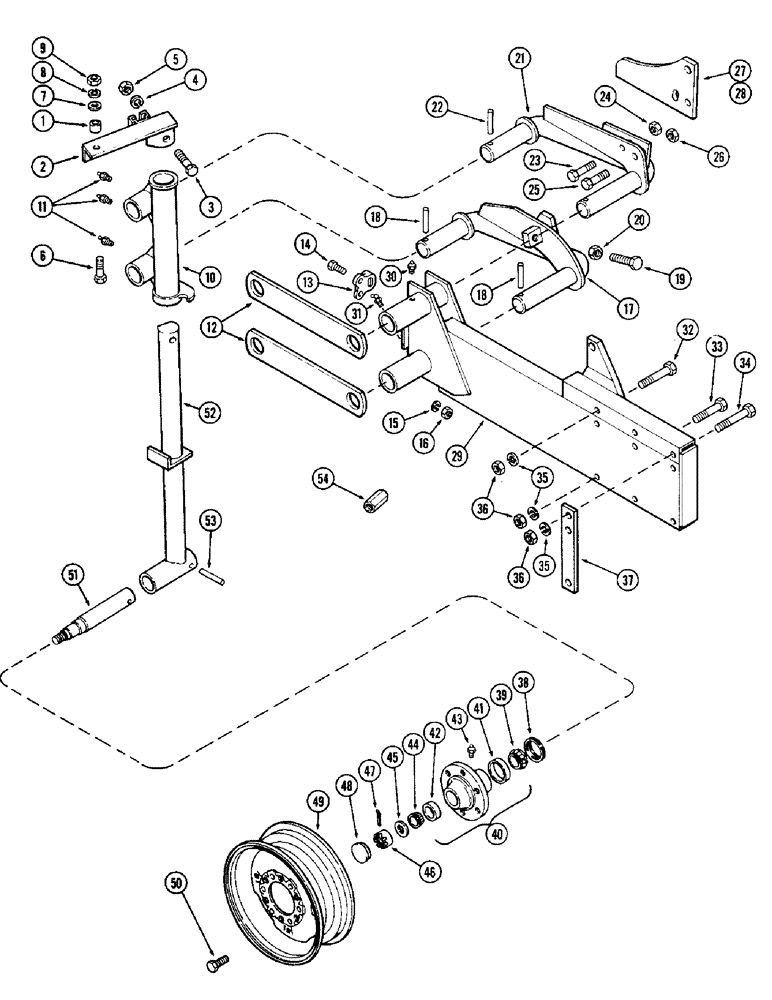 Схема запчастей Case IH 700-SERIES - (30) - REAR AXLE AND WHEEL 