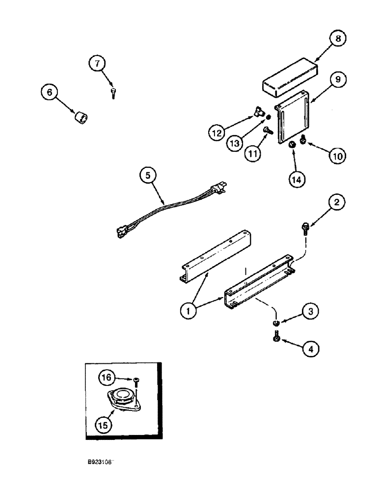 Схема запчастей Case IH 1688 - (9G-22) - OPERATORS SEAT, MOUNTING (10) - CAB & AIR CONDITIONING