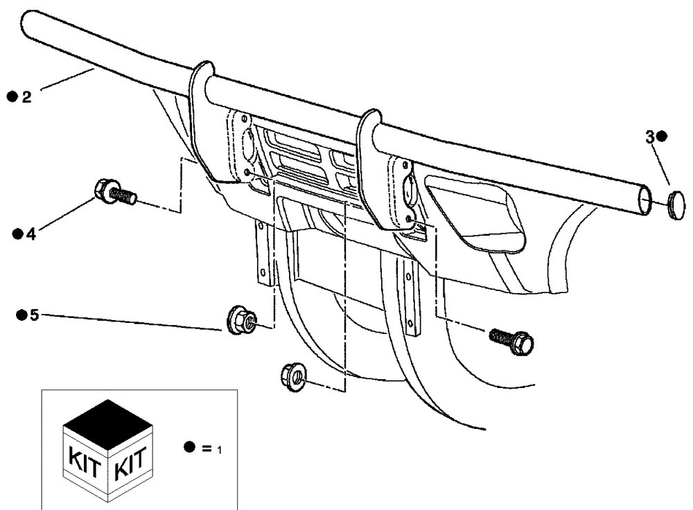 Схема запчастей Case IH SCOUT XL - (90.114.01) - BRUSH GUARD (90) - PLATFORM, CAB, BODYWORK AND DECALS