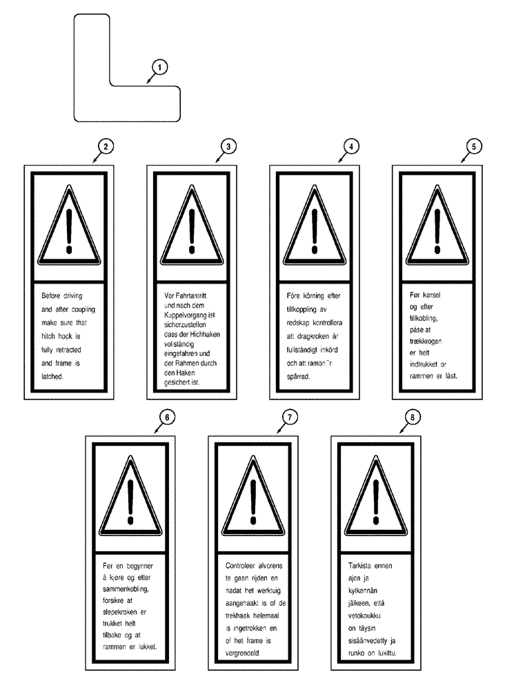 Схема запчастей Case IH MX120 - (09-92) - DECALS (09) - CHASSIS/ATTACHMENTS
