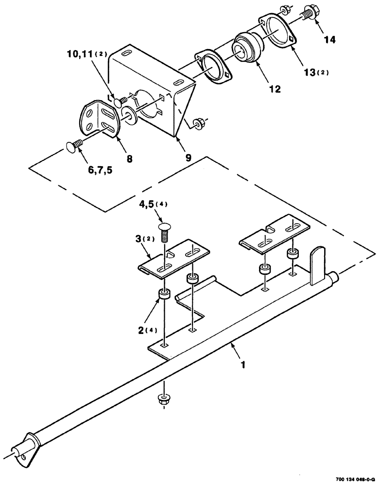 Схема запчастей Case IH 8880HP - (05-004) - NEUTRAL LOCK ASSEMBLY (21) - TRANSMISSION
