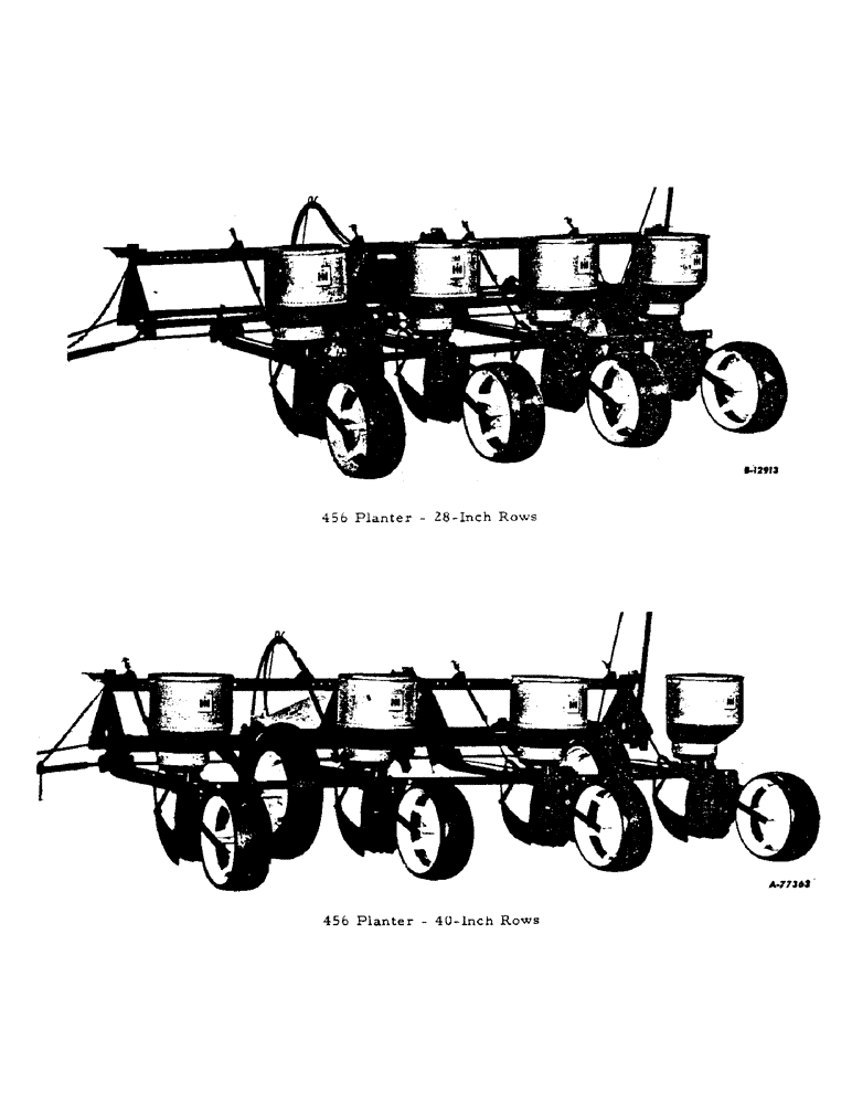 Схема запчастей Case IH 456 - (G-02) - 455 AND 456 PLANTERS 
