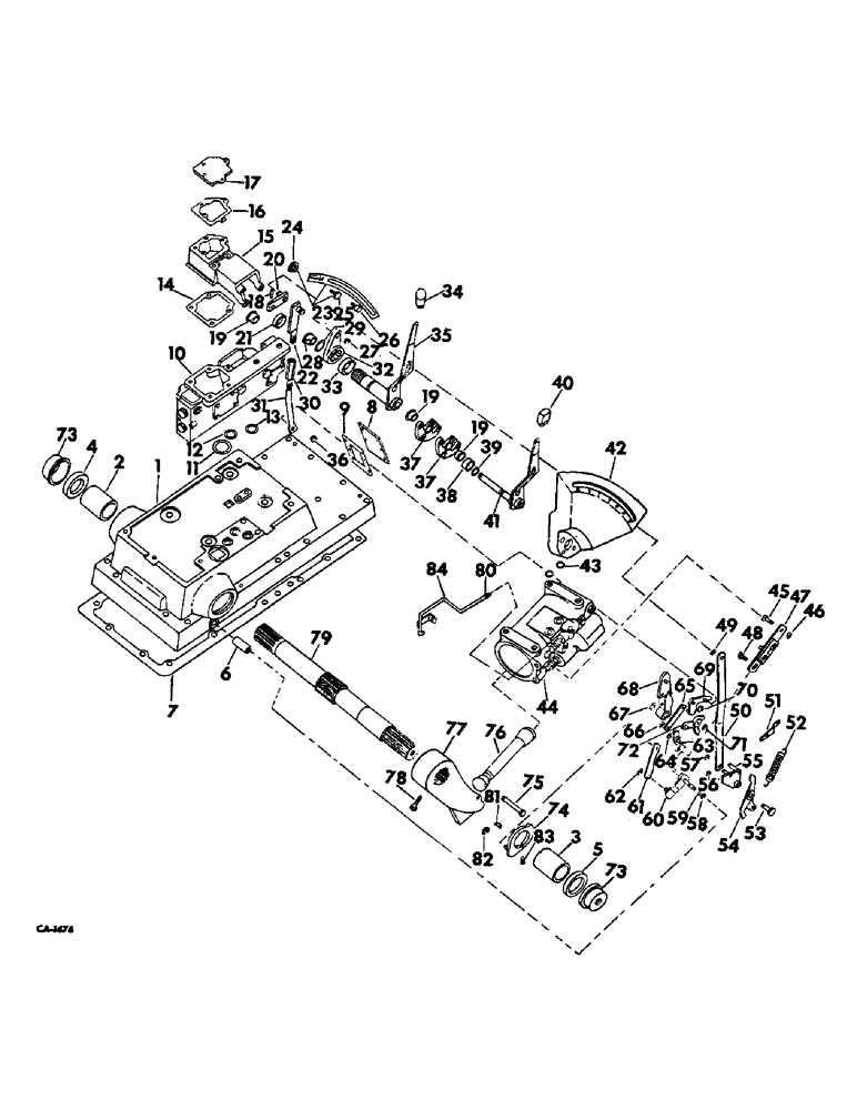 Схема запчастей Case IH 1026 - (10-20) - HYDRAULICS, DRAFT CONTROL, FARMALL TRACTORS W/ S/N 9298 & ABOVE, INTL TRACTORS W/ S/N 7546 & ABOVE (07) - HYDRAULICS