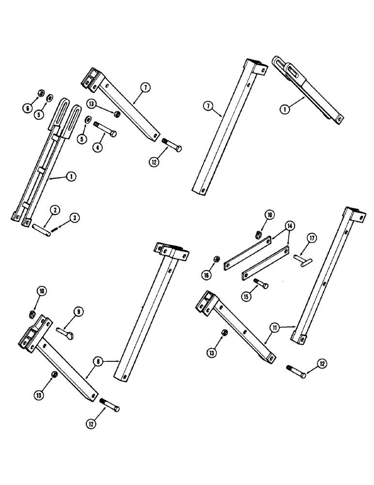 Схема запчастей Case IH E30 - (016) - WING CONTROL ASSEMBLY 
