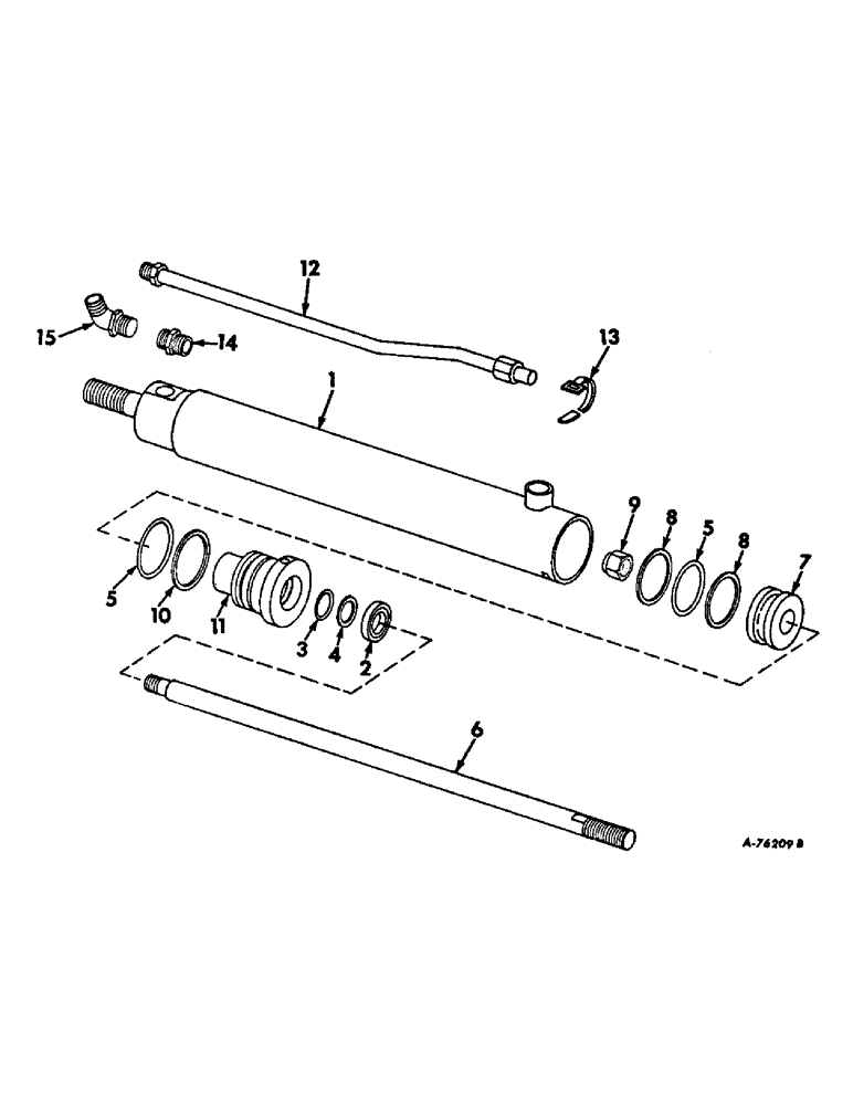 Схема запчастей Case IH 403 - (181) - HYDROSTATIC STEERING, OPTIONAL FOR 654631R91 CYLINDER (41) - STEERING