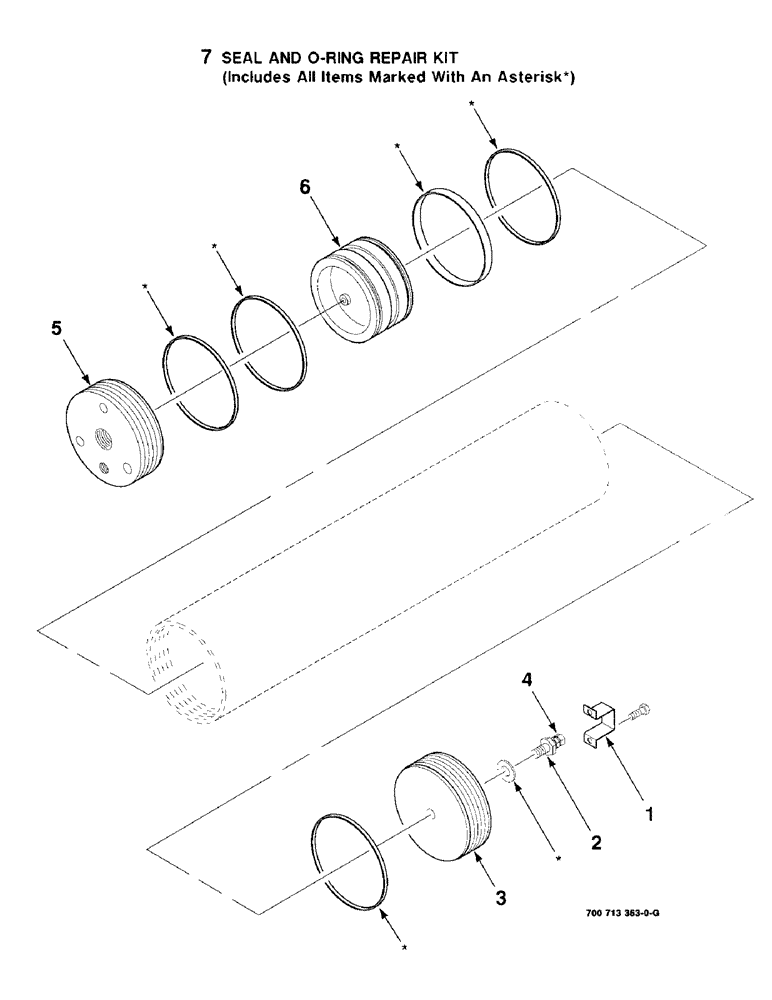 Схема запчастей Case IH 8850 - (08-30) - HYDRAULIC ACCUMULATOR ASSEMBLY, 700713363 HYDRAULIC ACCUMULATOR COMPLETE (08) - HYDRAULICS
