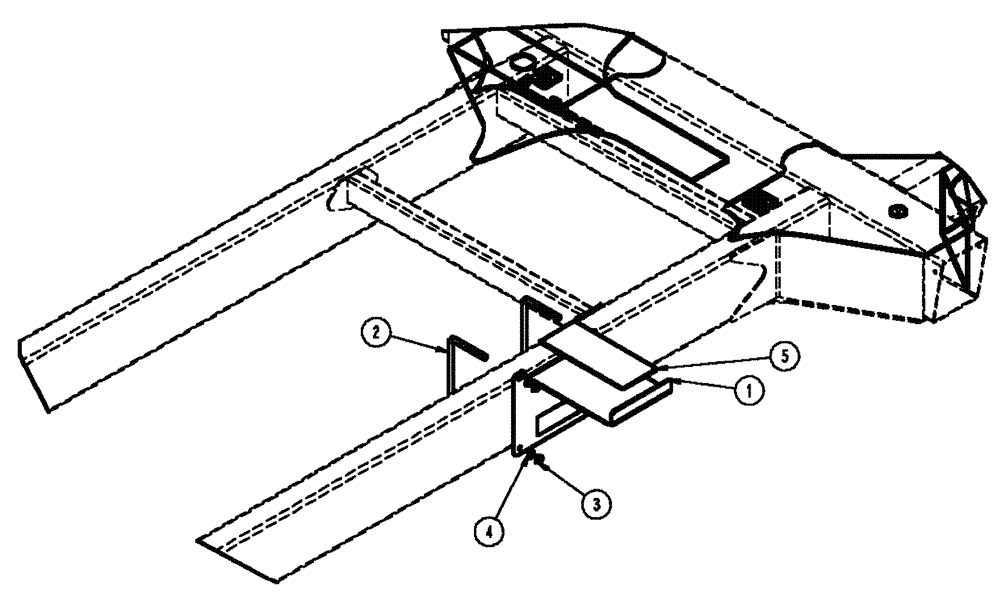 Схема запчастей Case IH SPX3200 - (04-010) - SIDE STEP ASSEMBLY Suspension & Frame