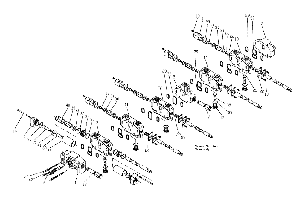 Схема запчастей Case IH AUSTOFT - (B04-01) - HYDRAULIC VALVE *A20 Hydraulic Components & Circuits