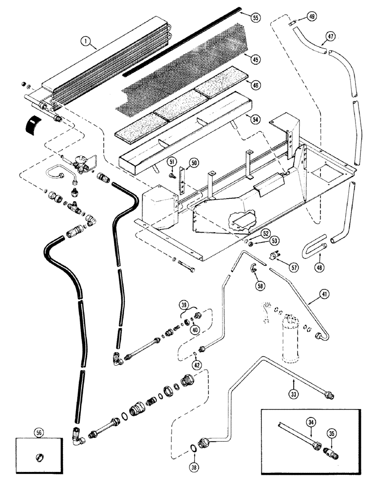 Схема запчастей Case IH 870 - (309C) - CAB, PLENUM, WITH AIR CONDITIONER, HINSON (09) - CHASSIS/ATTACHMENTS
