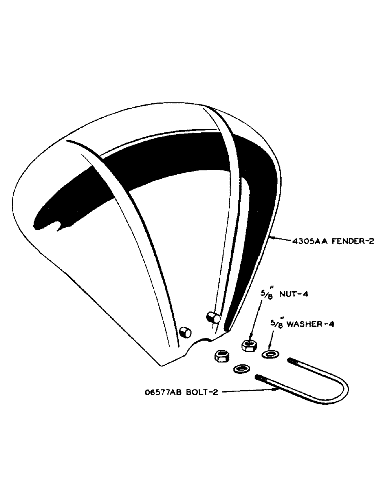 Схема запчастей Case IH S-SERIES - (074) - REAR WHEEL FENDERS, FOR S TRACTOR (06) - POWER TRAIN