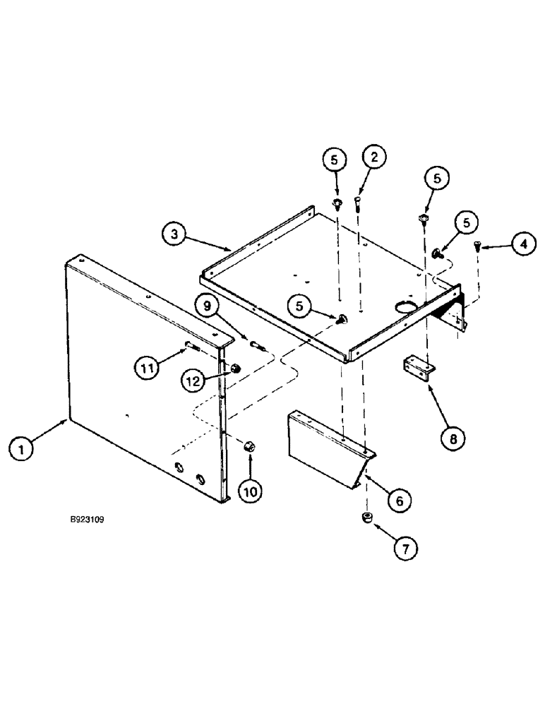 Схема запчастей Case IH 1670 - (9G-09C) - OPERATORS SEAT, SUPPORTS (10) - CAB & AIR CONDITIONING