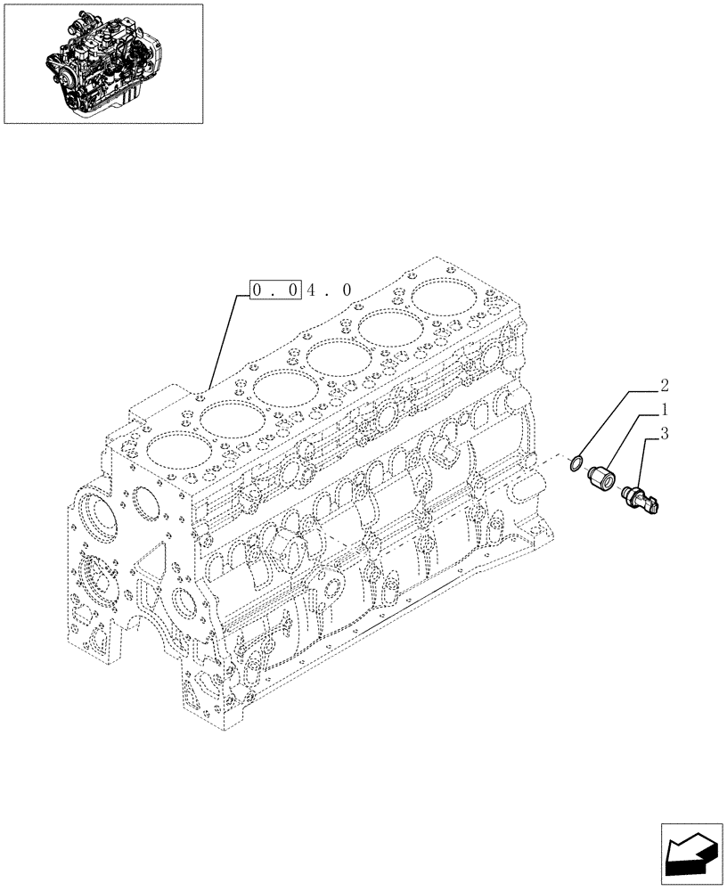Схема запчастей Case IH F4GE0684E D600 - (0.27.2[01]) - MOTOR SENSORS (504038546) 