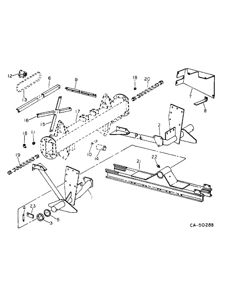 Схема запчастей Case IH 915 - (15-4) - WHEELS AND TRACTION, TRACK, AXLE, SUPPORT AND SPEEDOMETER Wheels & Traction