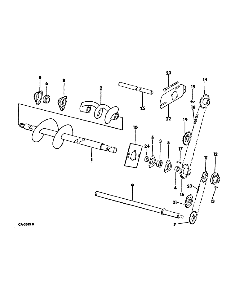 Схема запчастей Case IH 915 - (26-05) - GRAIN TANK, GRAIN TANK LEVELING, GRAIN, MAIZE, CORN AND SOYBEAN Grain Tank