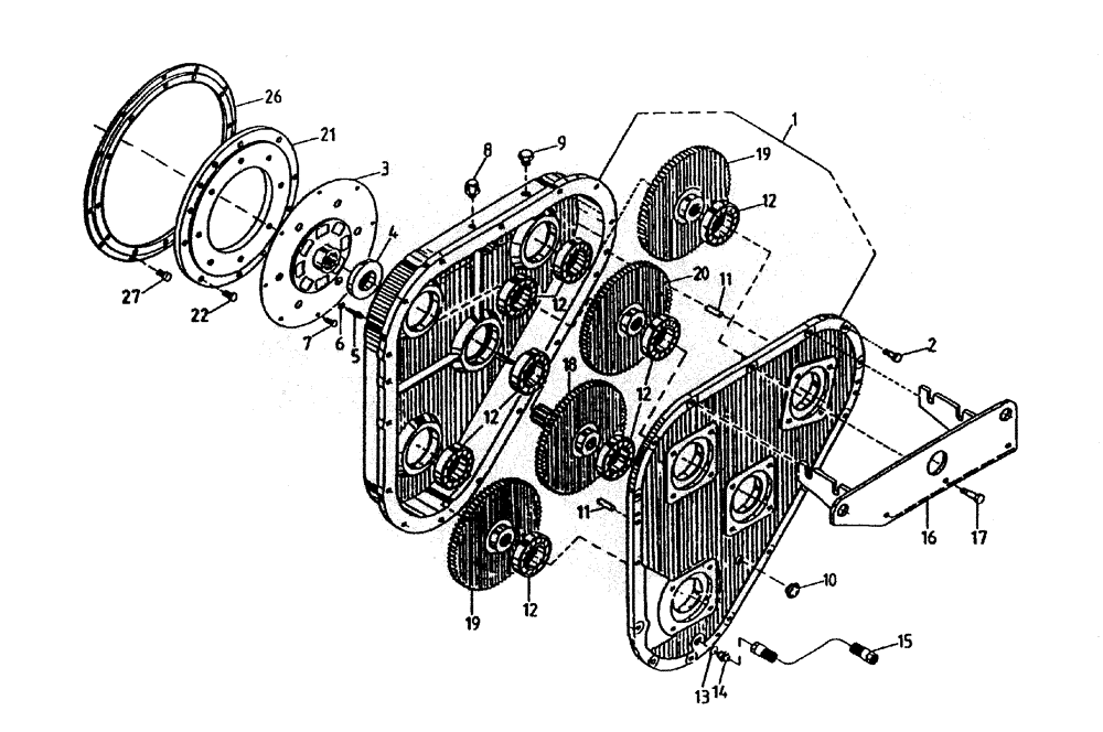 Схема запчастей Case IH 7700 - (C04-35) - VARIABLE EXTRACTION (PRIMARY) (L10) Engine & Engine Attachments