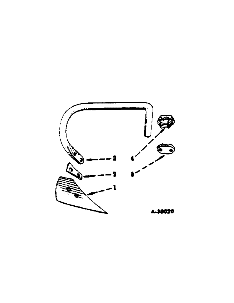 Схема запчастей Case IH 312 - (U-10) - JOINTER, ONE PIECE BLADE, ONE PER FURROW 