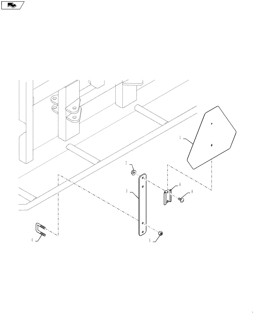 Схема запчастей Case IH 4420 - (10-010) - SMV GROUP (13) - DECALS