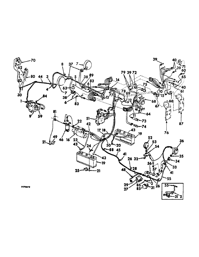 Схема запчастей Case IH 2856 - (G-10) - ELECTRICAL SYSTEM, STARTING AND LIGHTING, FARMALL DIESEL ENGINE TRACTORS (06) - ELECTRICAL SYSTEMS