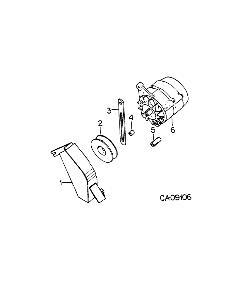 Схема запчастей Case IH 784 - (08-01) - ELECTRICAL, ALTERNATOR AND CONNECTIONS, TRACTORS WITHOUT CAB (06) - ELECTRICAL