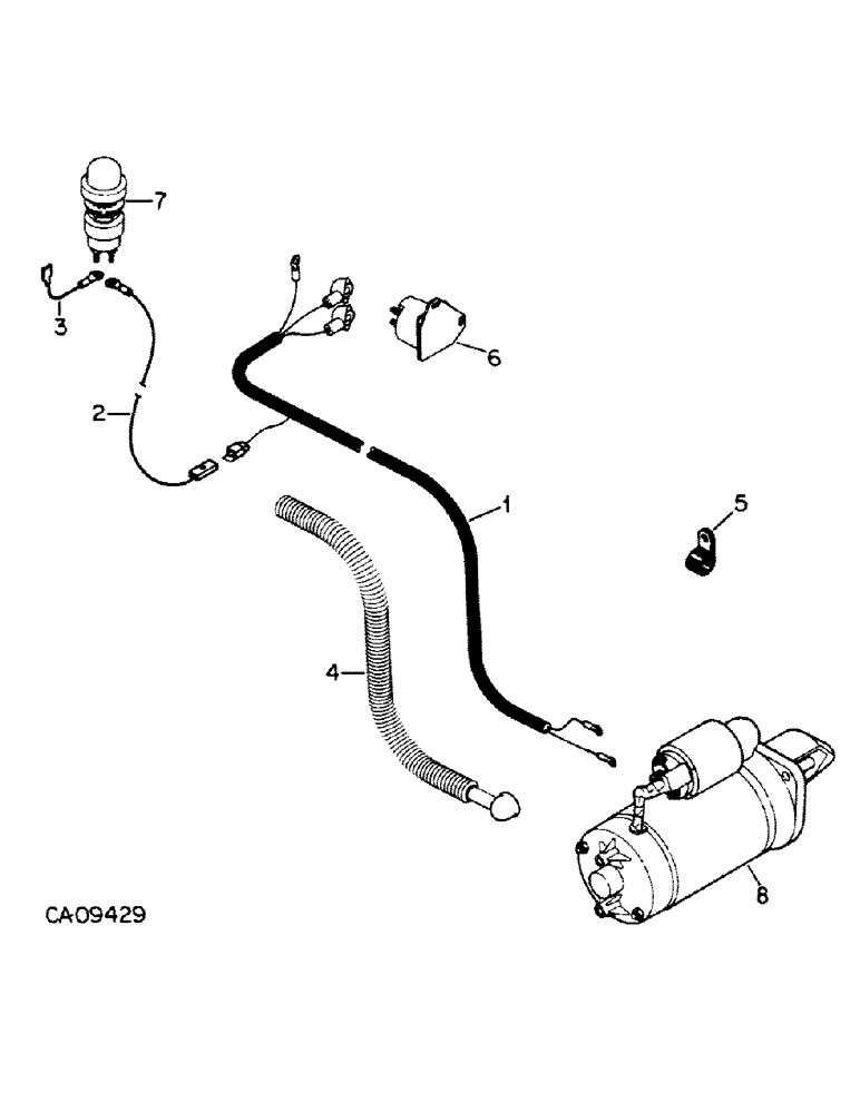 Схема запчастей Case IH 1420 - (08-26) - ELECTRICAL, FEEDER REVERSER WIRING (06) - ELECTRICAL