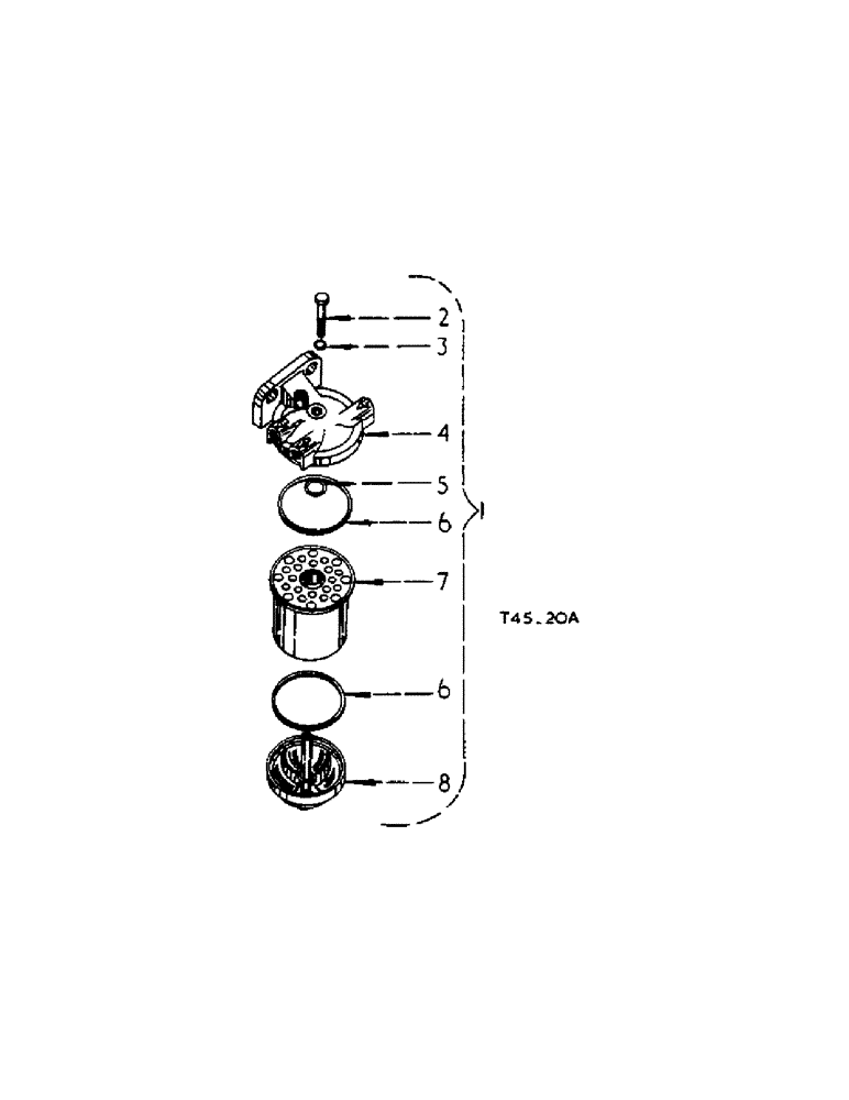 Схема запчастей Case IH 276 - (1-11) - FUEL FILTER ASSEMBLY (03) - FUEL SYSTEM