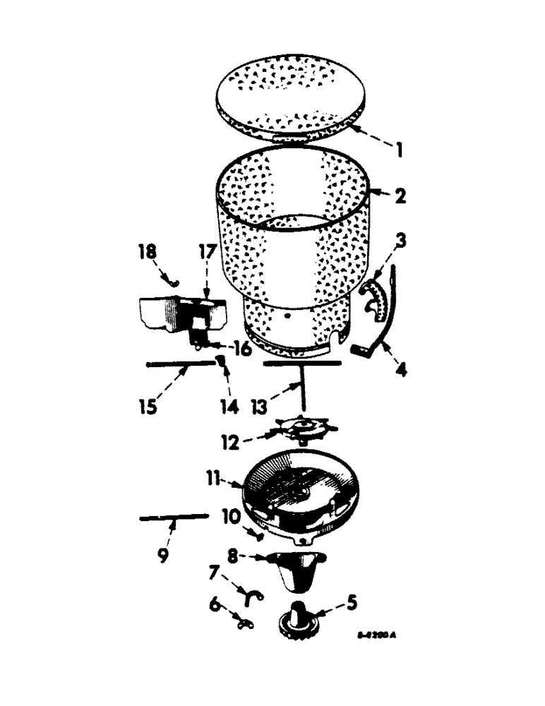 Схема запчастей Case IH 101A - (C-2) - HOPPER, GALVANIZED 