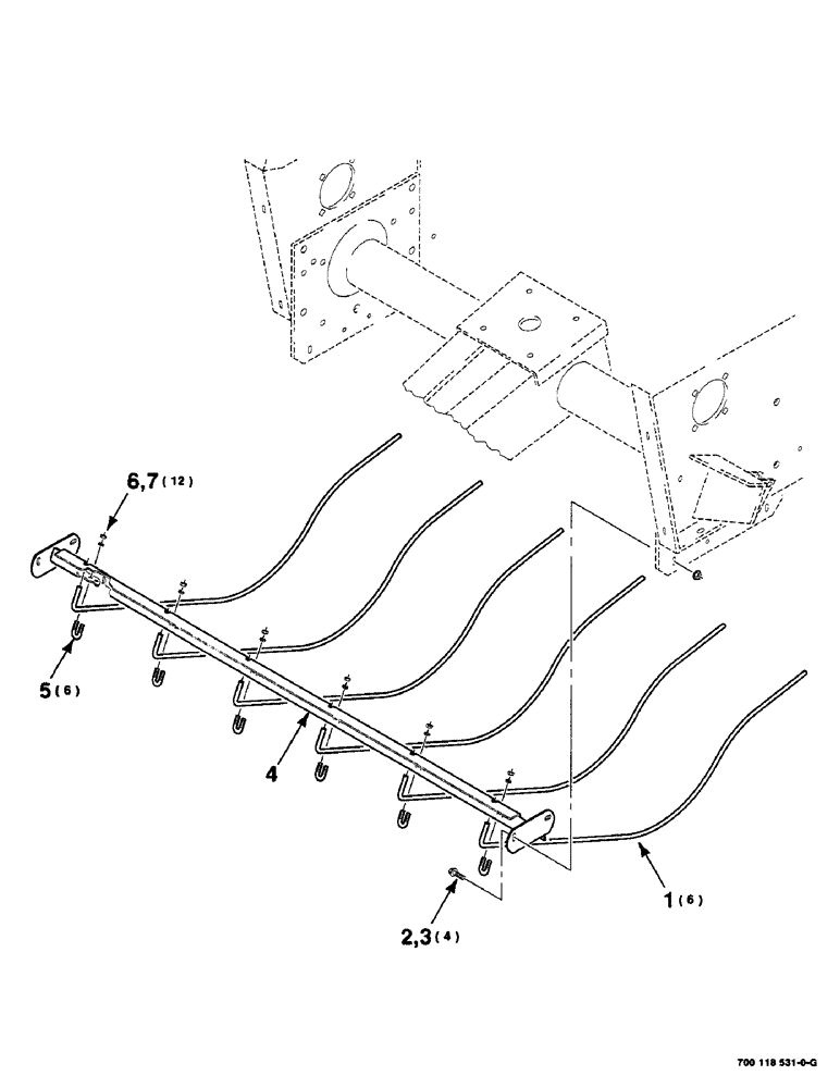 Схема запчастей Case IH 8465 - (3-02) - WINDGUARD ASSEMBLY Pickup