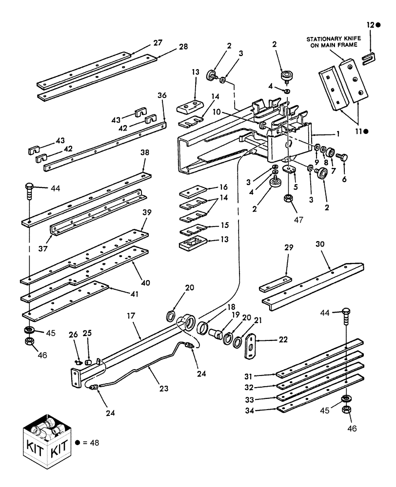 Схема запчастей Case IH SBX540 - (038) - PLUNGER (62) - PRESSING - BALE FORMATION