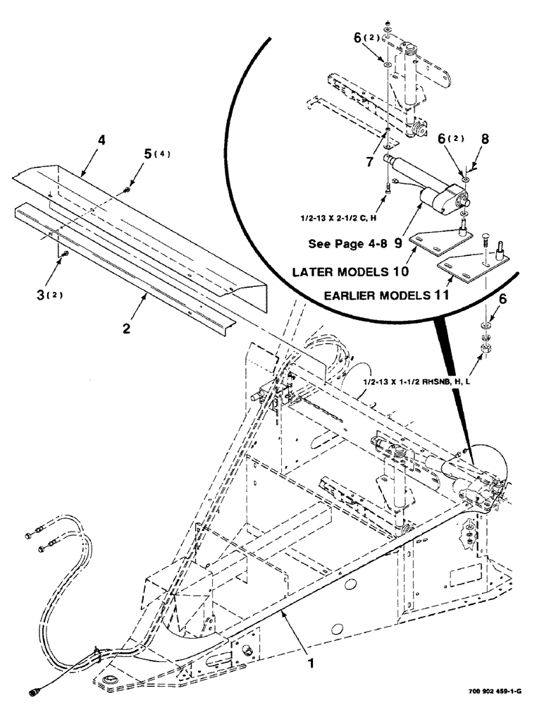 Схема запчастей Case IH 8430 - (9-18) - ELECTRIC THREADER KIT (PAGES 9-18 THRU 9-20), (HK50581 Decals & Attachments