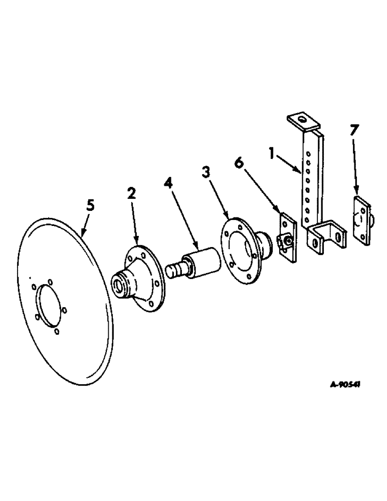 Схема запчастей Case IH 188 - (C-29) - DISK FURROWING ATTACHMENT, 12 IN. 