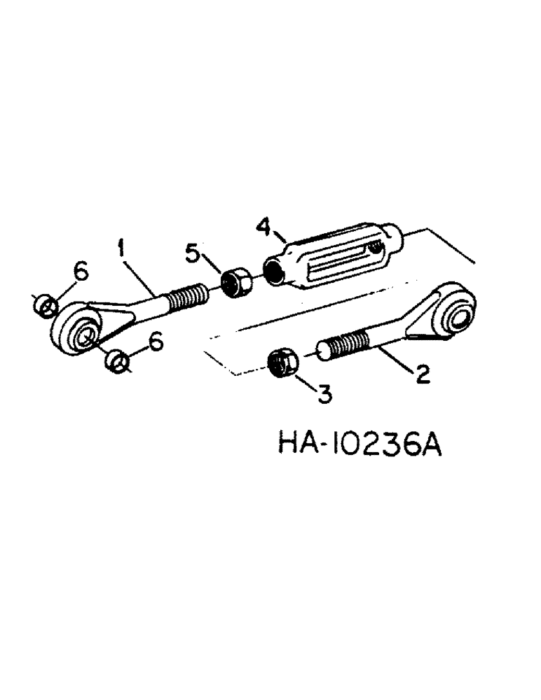 Схема запчастей Case IH SINGLE - (A-04) - SINGLE OVERSHOT AUGER HEADER, HEADER CENTER LINK 