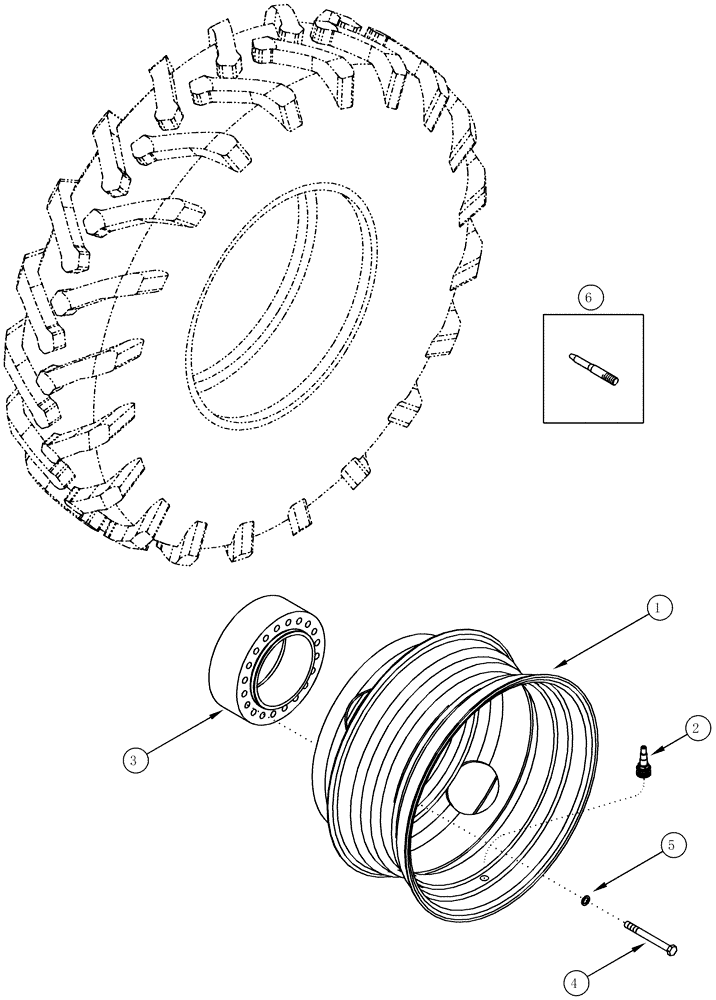 Схема запчастей Case IH CPX610 - (06-20) - WHEELS, DRIVE (03) - POWER TRAIN