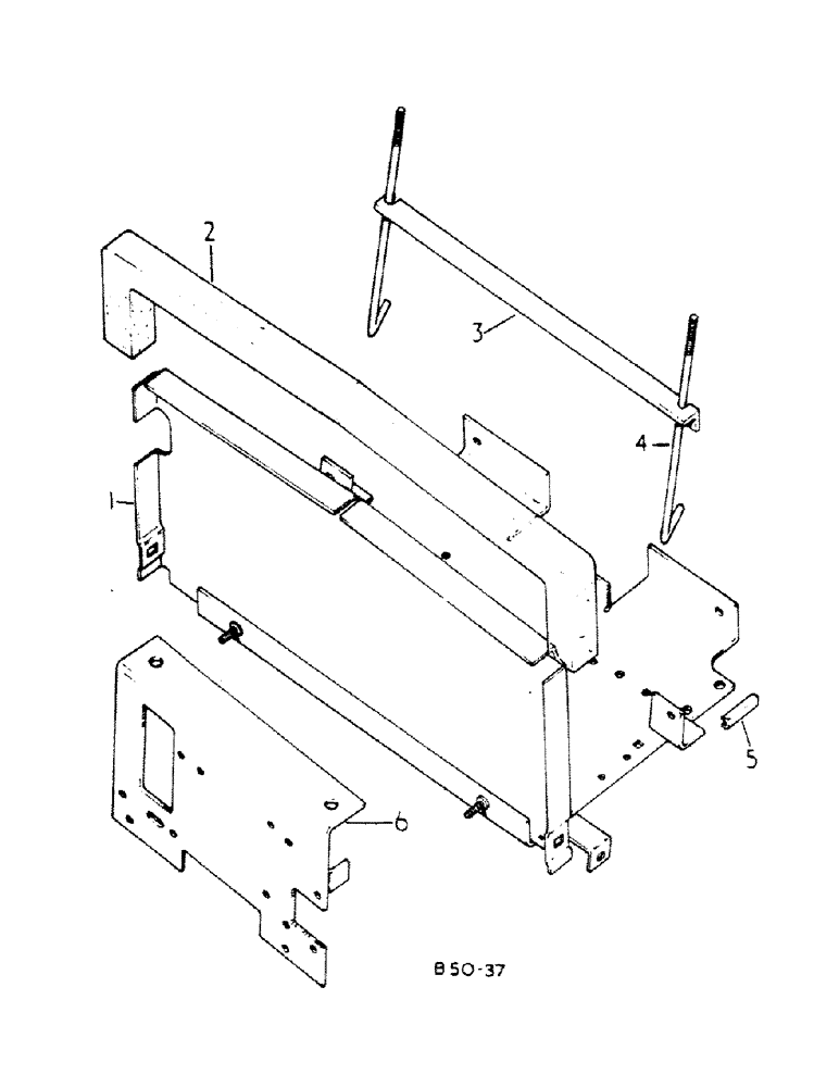 Схема запчастей Case IH 784 - (08-09) - ELECTRICAL, BATTERY TRAY (06) - ELECTRICAL