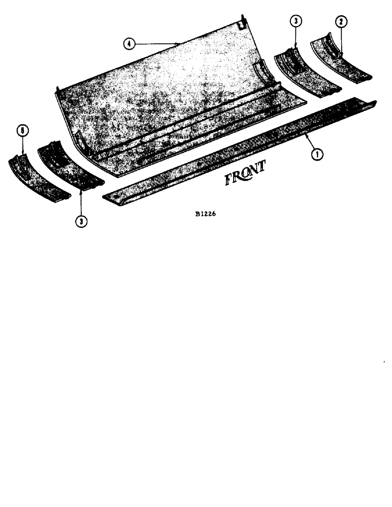 Схема запчастей Case IH 1060 - (082) - HEADER FLOTATION SHOE AND GUARD ATTACHMENT (58) - ATTACHMENTS/HEADERS