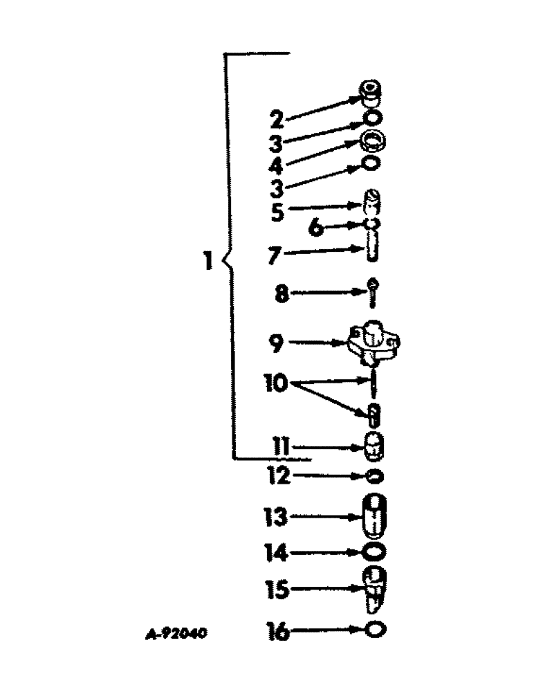 Схема запчастей Case IH BD-154 - (B-23) - INJECTION NOZZLE 