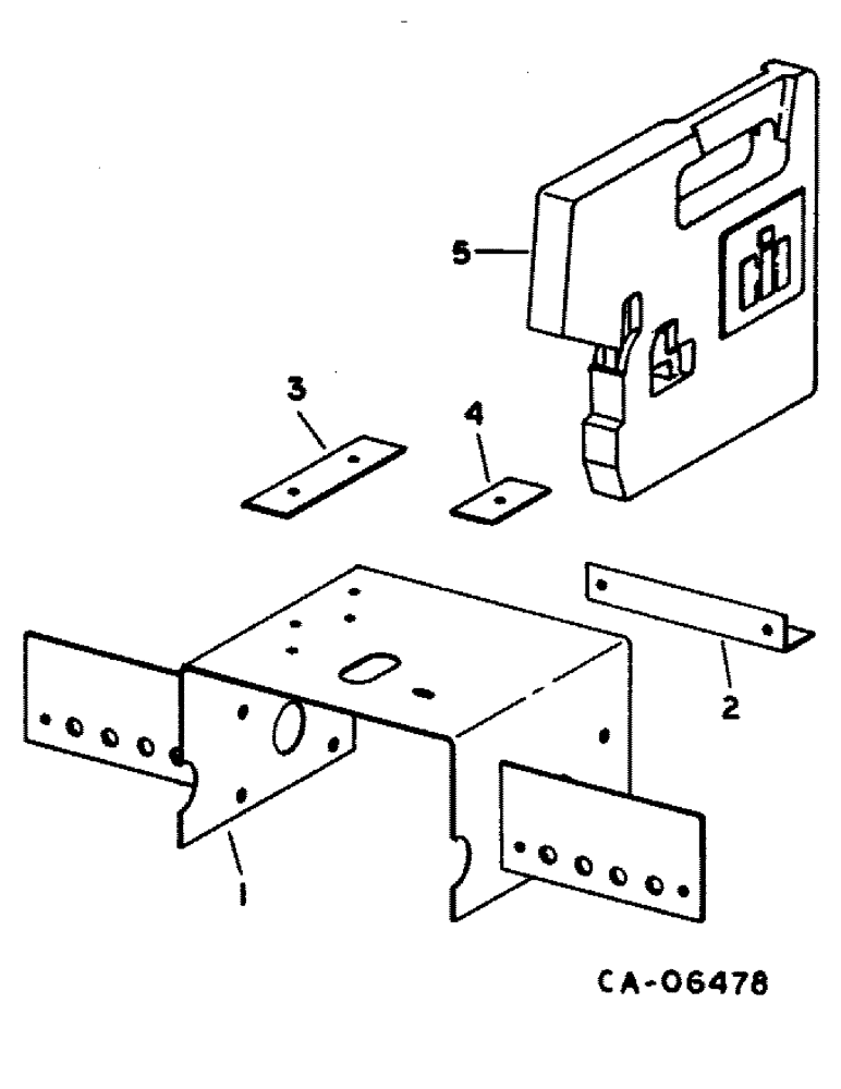 Схема запчастей Case IH 1480 - (14-06) - SUSPENSION, COUNTER WEIGHTS AND SUPPORTS Suspension