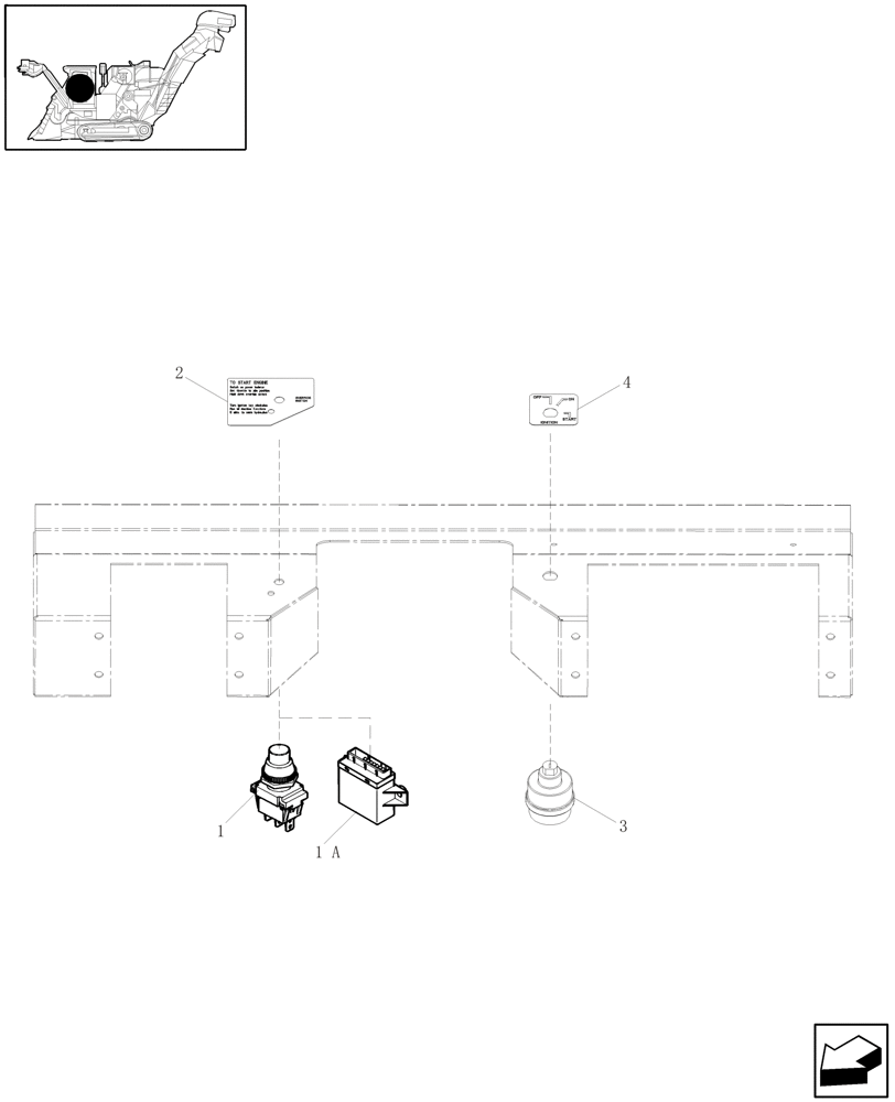Схема запчастей Case IH A4000 - (A10.05[01]) - WATCHDOG AND IGNITION SWITCHES Mainframe & Functioning Components