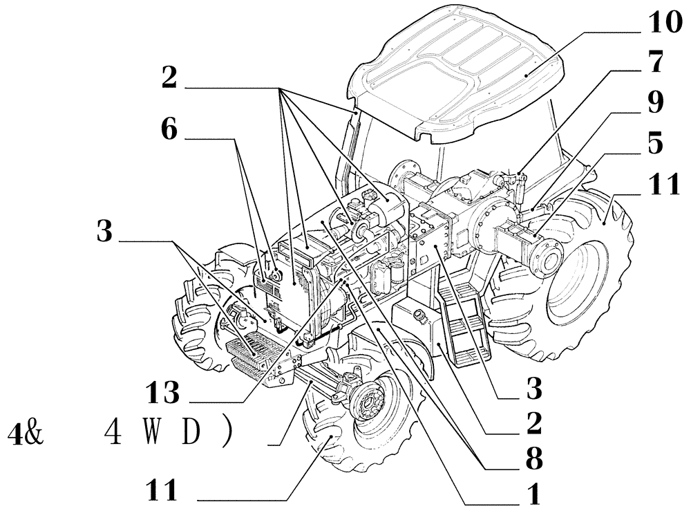 Схема запчастей Case IH PUMA 195 - (MAIN) - MAIN SECTIONS (00) - GENERAL
