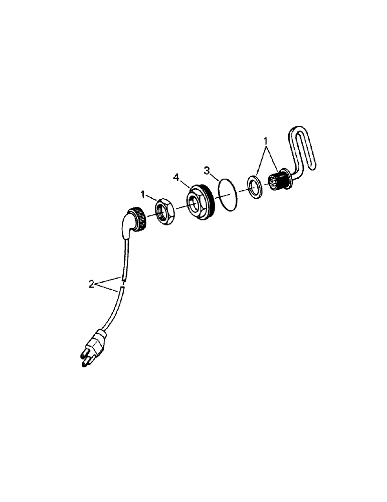 Схема запчастей Case IH KP-525 - (04-02) - ENGINE BLOCK HEATER (04) - Drive Train